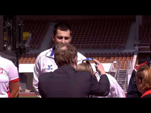 Recurve Mixed Team Award Ceremony | Amsterdam 2012 European Championships