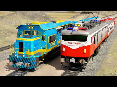 Lego Ambulance Train Rescue Movie - Lego city train Video