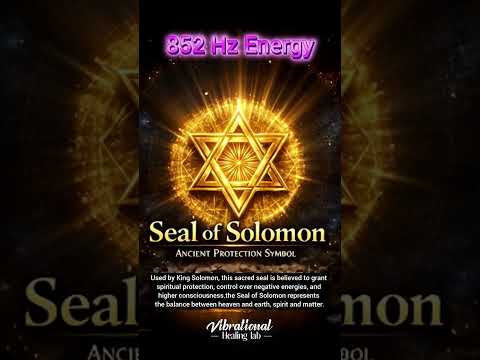 Seal of Solomon 🔯 | 852 Hz Divine Protection & Ancient Wisdom | Sacred Frequency
