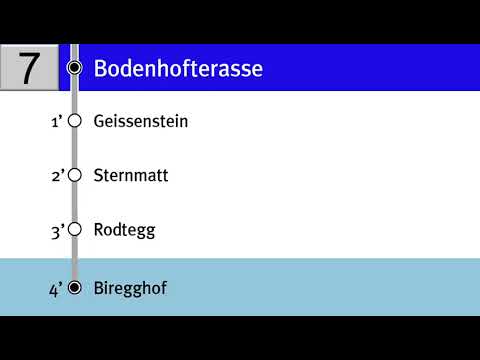 VBL Ansagen I 7 Luzern, Wesemlin-Unterlöchli- Horw Biregghof I ÖV D CH Ansagen