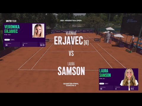 Veronika Erjavec (SLO) vs Laura Samson (CZE) 17y - Game, Set, Match