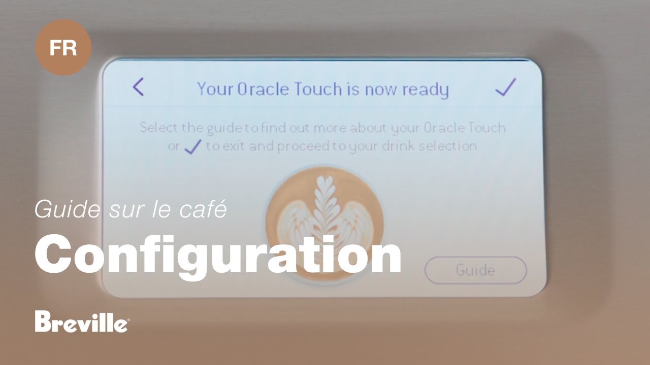Guide didactique du café Breville - Comment utiliser l’interface