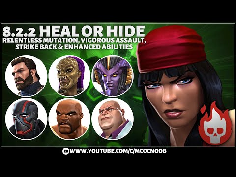 MCOC Act 8.2.2: Relentless Mutation, Vigorous Assault, Heal or Hide, Strike back - Elektra