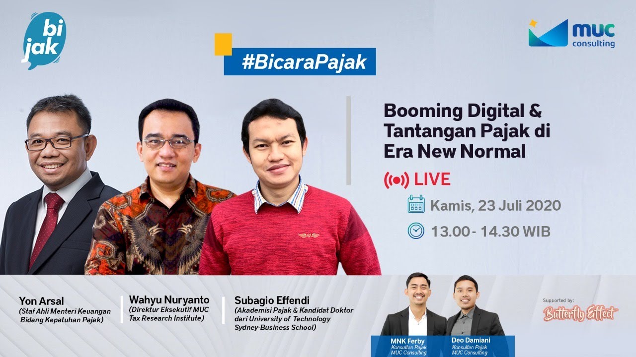 MUC Bijak #6: Booming Digital & Tantangan Pajak di Era New Normal