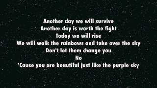 Purple Sky - Greyson Chance (lyrics)