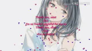 Ariana grande thank U, next (cover by Jfla lyrics video)