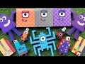 Looking For Numberblocks NEW 523 Puzzle Tetris Space ASMR Numberblocks Satisfying Video