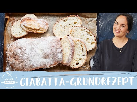 Ciabatta Brot Rezept | 🇮🇹 Ciabatta wie in Italien  😊😍  I Einfach Backen