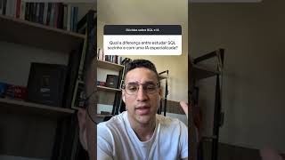 Qual a diferença entre estudar SQL sozinho e com uma IA especializada?