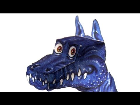 Verblüffender 3D-Effekt: Dieser Papier-Dino trickst ihr Gehirn aus