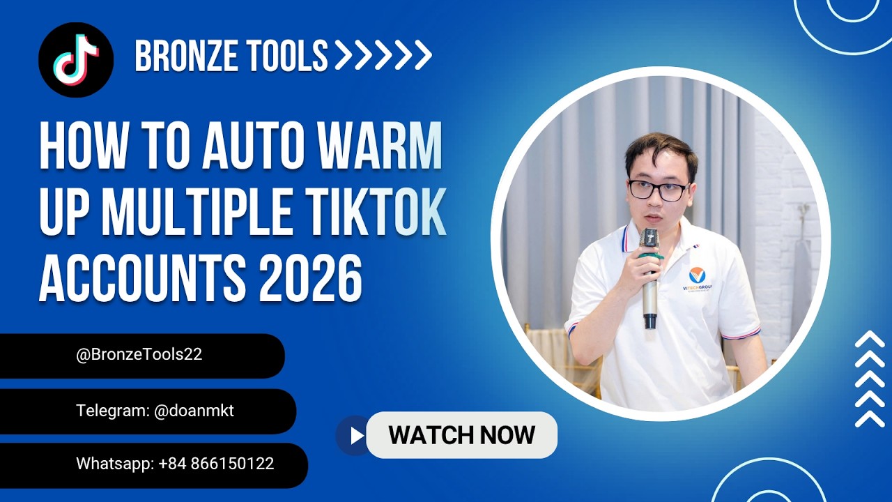 How To Auto Warm Up Tiktok Accounts 2026 | Tiktok Bot