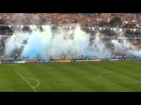 "Millonarios - Tuluá (20150221) - Recibimiento" Barra: Comandos Azules &bull; Club: Millonarios