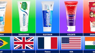 Toothpaste Brands From Different Countries