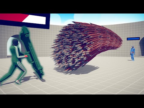 SQUID GAME MIRROR SHIELD vs EVERY GOD - TABS | Totally Accurate Battle Simulator 2023