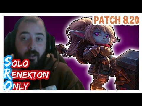 POPPY vs MAOKAI | SoloRenektonOnly | POPPY Top | FULL GAME | Full Gameplay | LOL Patch 8.20