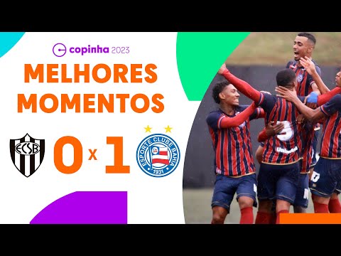 Gols e lances de São Bernardo x Bahia