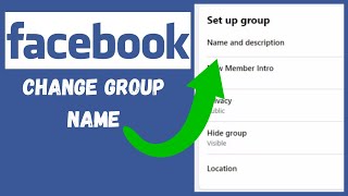 How to Change Facebook Group Name on Laptop/PC
