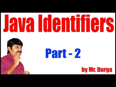 Java 11 Tutorials Java Identifiers Part 2 By Durga Sir
