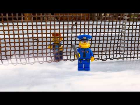 Putting bad guys under lock and KEY! by Clancy Wiggum and Snake - Lego meets Real