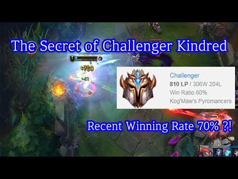 The Secret of Challenger Kindred in Korea, crush the bot.