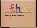 F H E Family Home Entertainment Video Logo VHS