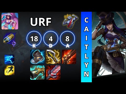 🎯 Caitlyn URF Gameplay – Infinite Headshot Pressure | League of Legends