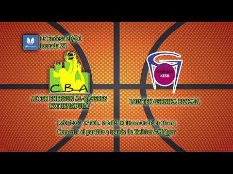 Alter Enersun Al-Qázeres Extremadura - Lointek Gernika Bizkaia (LF Endesa 20/21)