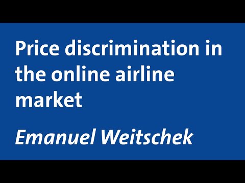 Price Discrimination in the Online Airline Market | CMA DaTA Conference 2022