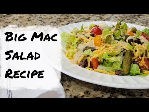 How to Make a Big Mac Salad | Big Mac Salad Recipe