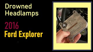 How To Fix a Ford Explorer Headlight - when there is too much condensation in the unit