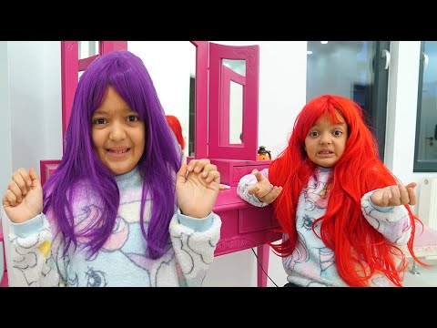 Masal do hairstyles and dye their hair - funny kids