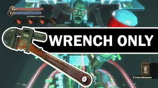 Bioshock Final Boss - WRENCH ONLY (Survivor Diffic
