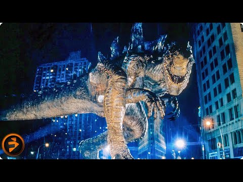 Godzilla Destroy New York City | GODZILLA | Matthew Broderick, Jean Reno