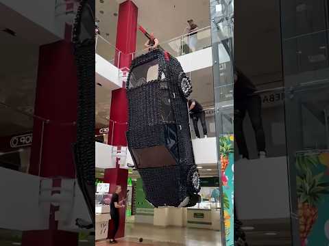 These guys made a BMW car with balloons😨#shortsvideo