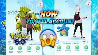 how to sell Pokemon go account in safe and trusted method 😊#gaming #shinny #pokemongo 👇😊