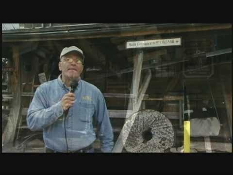 Grinding Corn Meal the Old Fashioned Way at The Old Mill, Pigeon Forge, TN - www.OldMillSquare.com
