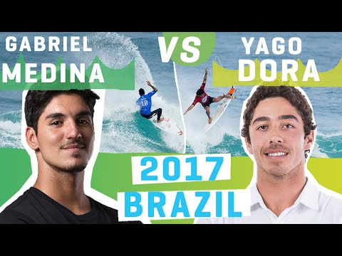YOU WON'T BELIEVE HOW THIS HEAT ENDS!!! Gabriel Medina VS Yago Dora 2017 Oi Rio Pro FULL HEAT REPLAY