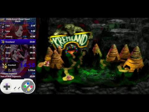 Donkey Kong Country 2 - Any% Speedrun in 43:25