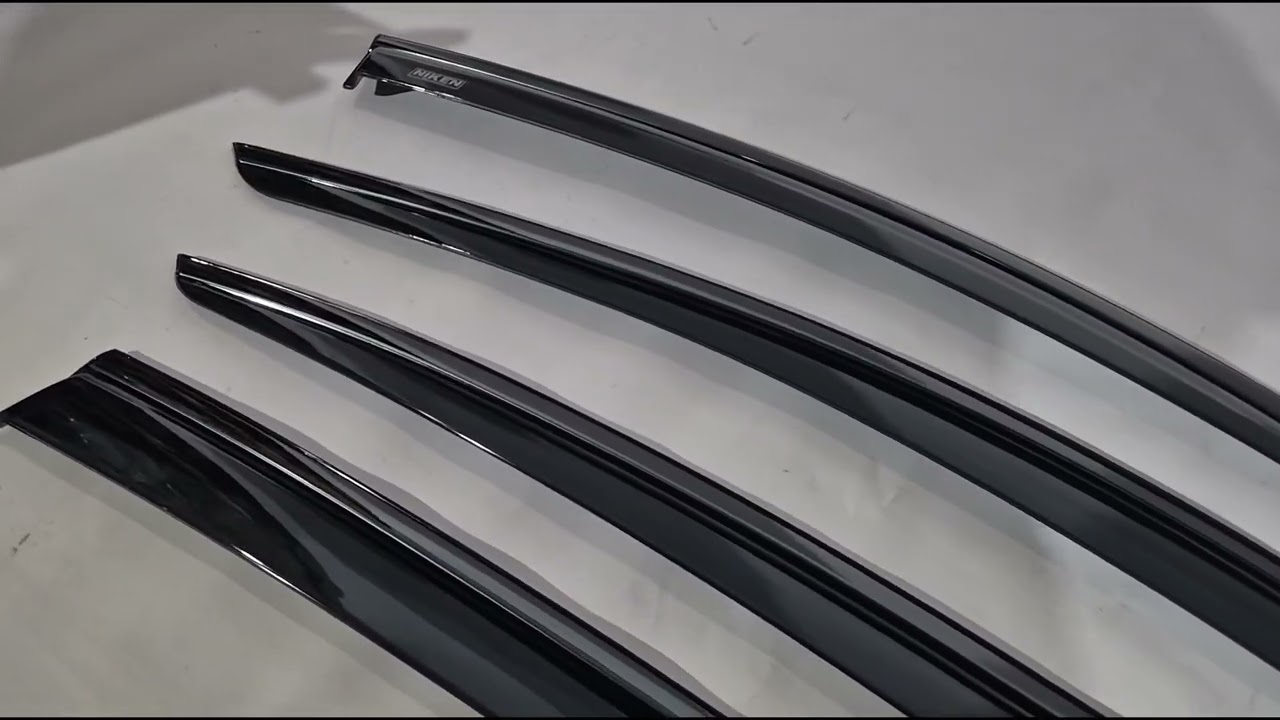 Volkswagen Passat B8 2015–2023 Ikkunatuuliohjaimet mustalla listalla Niken Luxury (4 kpl) Video 1