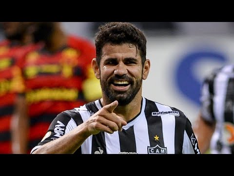 TODOS OS 5 GOLS DE DIEGO COSTA PELO ATLÉTICO MG