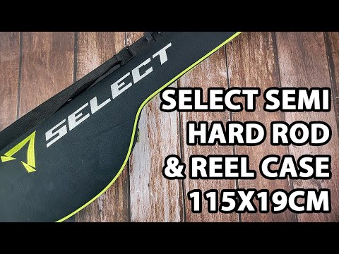 Жорсткий чохол для вудилища з котушкою Select Semi Hard Rod & Reel Case 115х19cm, колір:чорний
