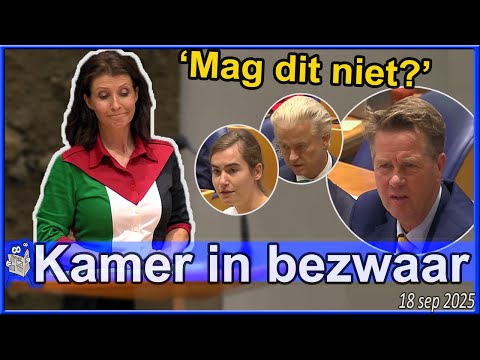 House of Representatives objects to Palestinian disguised party by Esther Ouwehand: 'This is real...