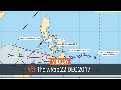 Vinta slightly weakens as it crosses Davao Region