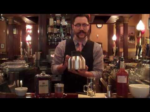 Holiday Cocktail from Nicholson's (Hot Buttered Sugar Plum)