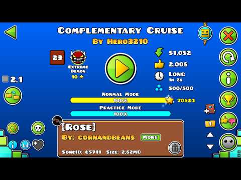 Complementary Cruise by Hero3210 (Extreme Demon)