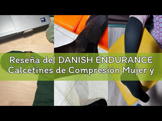 Vídeo relacionado con DANISH ENDURANCE Calcetines de Bambú Altos Unisex, 3 o 6 Pack, Negro, 43-47