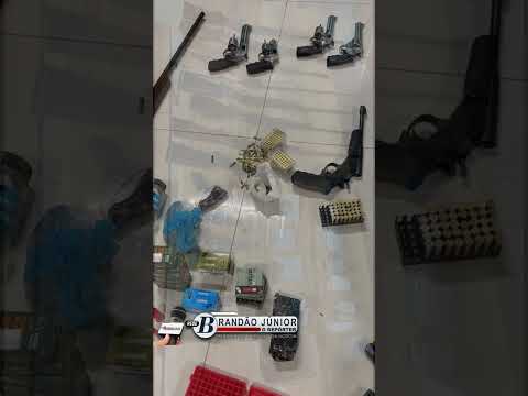 POLÍCIA CIVIL DE NOVA AURORA DEFLAGRA OPERAÇÃO HEFESTO, APREENDE GRANDE ARSENAL DE ARMAS DE FOGO