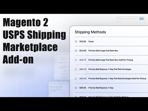 Magento 2 USPS Shipping Marketplace Add-on