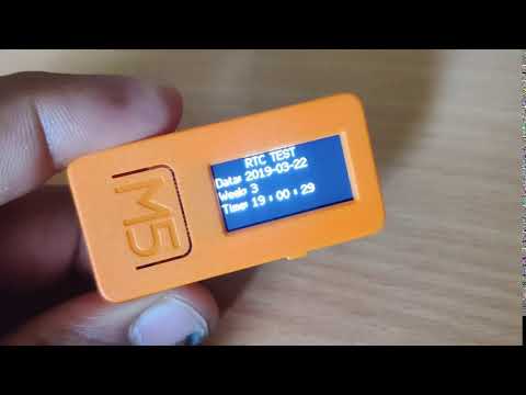 Making A Clock With M5stick C Using Arduino Ide Rtc Real Time Clock With M5stack M5stick C 4 Steps Instructables