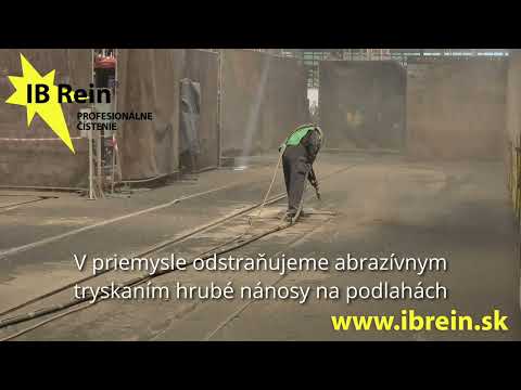 Cleaning of cement- contaminated building equipment